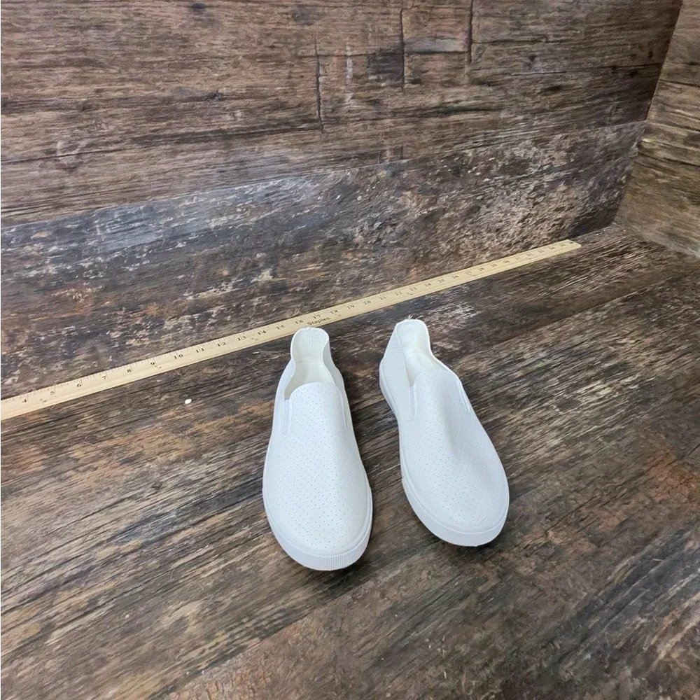 White Slip-On Men's Shoes